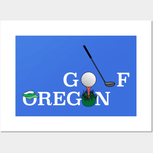 Golf Oregon Posters and Art